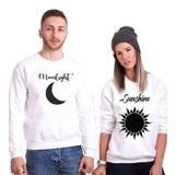 Tshirthane Moonlight Sunshine Sevgili Kombinleri Sweatshirt Kombini, Erkek, XS-Tek Ürün Fiyatıdır, Kombin Yapmak İçin En Az 2 Adet Sepete Ekleyiniz