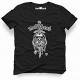 Tshirthane Motörhead Logo Sword Siyah Erkek T-shirt