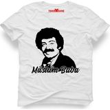 Tshirthane Müslüm Baba Gürses Beyaz Erkek T-Shirt - XL