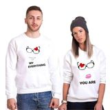 Tshirthane My Everything Sevgili Kombinleri Sweatshirt Kombini, Kadın, M-Tek Ürün Fiyatıdır, Kombin Yapmak İçin En Az 2 Adet Sepete Ekleyiniz