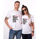 Tshirthane My Heart 2'li Sevgili T-shirt