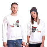 Tshirthane My Heart Only Beats For You Sevgili Kombinleri Sweatshirt Kombini, Erkek, L-Tek Ürün Fiyatıdır, Kombin Yapmak İçin En Az 2 Adet Sepete Ekleyiniz