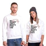 Tshirthane My Heart Sevgili Kombinleri Sweatshirt Kombini, Erkek, S-Tek Ürün Fiyatıdır, Kombin Yapmak İçin En Az 2 Adet Sepete Ekleyiniz