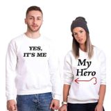 Tshirthane My Hero Yes,It's Me Sevgili Kombinleri Sweatshirt Kombini, Erkek, 2XL-Tek Ürün Fiyatıdır, Kombin Yapmak İçin En Az 2 Adet Sepete Ekleyiniz