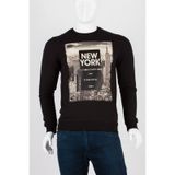 Tshirthane New York Unisex Pamuklu Slim Fit Sweatshirt Medium