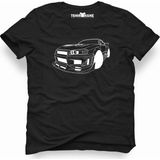 Tshirthane Nissan Skyline Siyah Erkek T-Shirt