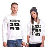 Tshirthane Nothing Sense We're Sevgili Kombinleri Sweatshirt Kombini, Erkek, XS-Tek Ürün Fiyatıdır, Kombin Yapmak İçin En Az 2 Adet Sepete Ekleyiniz