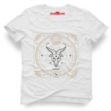 Tshirthane Oğlak Burcu Capricorn Beyaz Erkek T-shirt