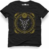 Tshirthane Oğlak Burcu Capricorn Siyah Erkek T-shirt