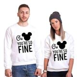 Tshirthane Oh You're So Fine Sevgili Kombinleri Sweatshirt Kombini, Erkek, S-Tek Ürün Fiyatıdır, Kombin Yapmak İçin En Az 2 Adet Sepete Ekleyiniz