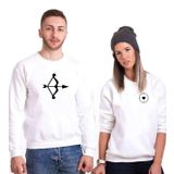Tshirthane Ok Hedef Sevgili Kombinleri Sweatshirt Kombini, Erkek, S, N11PTTSV20SW313-Tek Ürün Fiyatıdır, Kombin Yapmak İçin En Az 2 Adet Sepete Ekleyiniz
