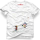 Tshirthane One Piece Monkey D. Luffy Manga Anime Beyaz Erkek T-Shirt - XS