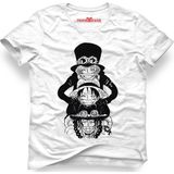 Tshirthane One Piece Monkey D. Luffy Manga Anime Siyah Erkek T-Shirt - XS