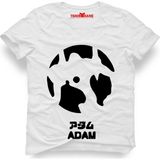 Tshirthane One Punch Man Evangelion adam Erkek T-Shirt - XXXL - Beyaz