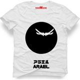Tshirthane One Punch Man Evangelion Arael Erkek T-Shirt - XL - Beyaz