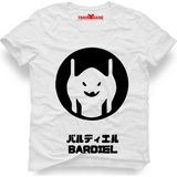 Tshirthane One Punch Man Evangelion Bardiel Erkek T-Shirt - XXL - Beyaz
