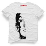Tshirthane One Punch Man Face Beyaz Erkek T-shirt