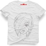 Tshirthane One Punch Man sonic Erkek T-Shirt - XS - Beyaz