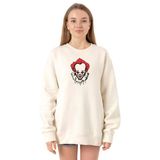 Tshirthane P18733S5603 Ekru Kadın Sweatshirt