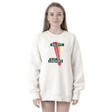 Tshirthane P18818S347 Fargo Ralph's Corner Diner 2ip Kadın Beyaz Sweatshirt