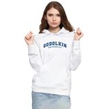 Tshirthane P18912S8570 Gen V Godolkin University Letter Beyaz Kadın Kapüşonlu Sweatshirt