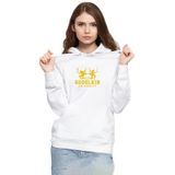 Tshirthane P18934S796 Gen V Godolkin University Logo Beyaz Kadın Kapüşonlu Sweatshirt