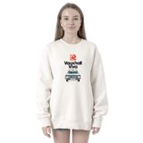 Tshirthane P19022S6183 Gran Turismo Vauxhall Viva Beyaz Kadın Kapüşonlu Sweatshirt