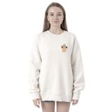 Tshirthane P19068S8153 Inspector Gadget Vintage Lightning 2ip Kadın Beyaz Sweatshirt