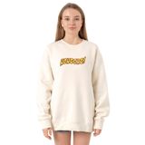 Tshirthane P19083S6836 Ekru Kadın Sweatshirt