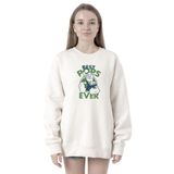 Tshirthane P19502S3369 Popeye Best Pops Ever Beyaz 2ip Kadın Sweatshirt