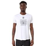 Tshirthane P19543S4478 Bisiklet Yaka Beyaz Erkek T-shirt