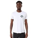 Tshirthane P19592S2437 Bisiklet Yaka Beyaz Erkek T-shirt