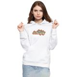Tshirthane P19615S5511 Rick and Morty Get Schwifty Beyaz 3ip Kapüşonlu Kadın Sweatshirt