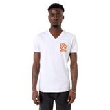 Tshirthane P19642S9841 V Yaka Beyaz Erkek T-shirt