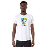 Tshirthane P19729S9823 Bisiklet Yaka Beyaz Erkek T-shirt