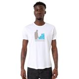 Tshirthane P19822S6809 Bisiklet Yaka Beyaz Erkek T-shirt