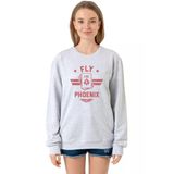 Tshirthane P19955S8282 Top Gun Maverick Fly Like a Phoenix Grimelanj 2ip Kadın Sweatshirt
