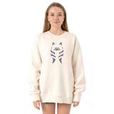 Tshirthane P20116S9508 Ekru Kadın Sweatshirt