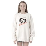 Tshirthane P20454S6333 Casablanca We'll Always Have Beyaz Kadın Kapüşonlu Sweatshirt
