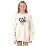 Tshirthane P20497S7690 Ekru Kadın Sweatshirt