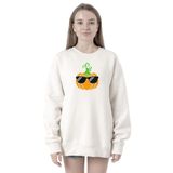 Tshirthane P20627S6977 Cool Pumpkin 2ip Kadın Beyaz Sweatshirt