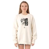 Tshirthane P20724S2017 Ekru Kadın Sweatshirt