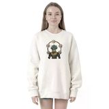 Tshirthane P20773S7276 Demon Slayer Anime Hantengu Clone 2ip Kadın Beyaz Sweatshirt