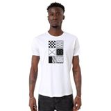 Tshirthane P20833S6430 Bisiklet Yaka Beyaz Erkek T-shirt