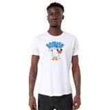 Tshirthane P20979S6434 Bisiklet Yaka Beyaz Erkek T-shirt