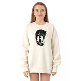 Tshirthane P21024S8193 Ekru Kadın Sweatshirt
