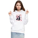 Tshirthane P21185S1319 My Hero Academia Uravity Minimal Beyaz 3ip Kapşonlu Kadın Beyaz Sweatshirt