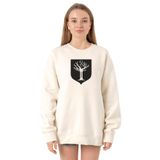 Tshirthane P21201S5405 Ekru Kadın Sweatshirt