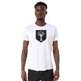 Tshirthane P21209S1935 Bisiklet Yaka Beyaz Erkek T-shirt