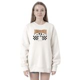 Tshirthane P21243S5360 Halloween Mickey Ghost Beyaz Kadın Kapüşonlu Sweatshirt